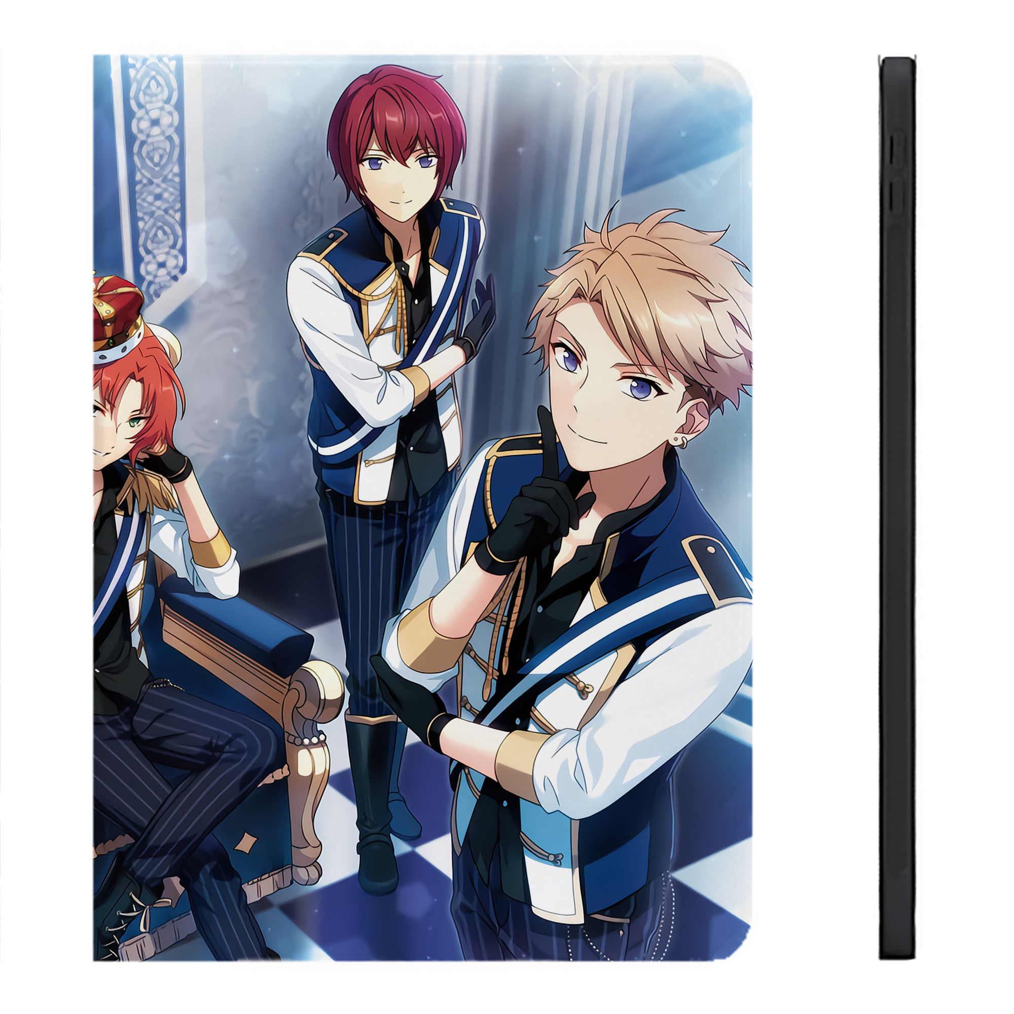 （画像用） あんさんぶるスターズ! Ensemble Stars IPadケース ペンホルダー付き ブックスタイルデザイン